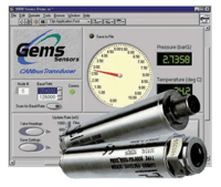 Gems Digital Pressure Gauge and Transducer, 9000 Series